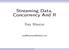 Streaming Data, Concurrency And R