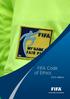 FIFA Code of Ethics. 2012 edition