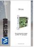User Guide. Westermo Teleindustri AB 6614-2202 TR-36. Tele and leased line modem for RV-07 19 rack system. www.westermo.com