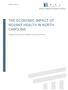 THE ECONOMIC IMPACT OF NOVANT HEALTH IN NORTH CAROLINA