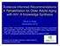 Evidence-Informed Recommendations in Rehabilitation for Older Adults Aging with HIV: A Knowledge Synthesis