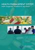 HEALTH MANAGEMENT SYSTEM