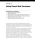 Using Visual Web Developer