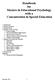 Handbook for Masters in Educational Psychology with a Concentration in Special Education