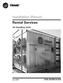 Installation Manual. Rental Services. Air Handling Units CHS-SVN01A-EN. July 2008