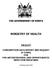 THE GOVERNMENT OF KENYA MINISTRY OF HEALTH FACILITY