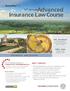 Advanced Insurance Law Course