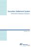 Securities Settlement System. Cash - iesecu