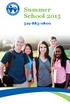 Summer School 2015 519-885-0800