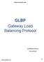 GLBP Gateway Load Balancing Protocol