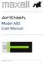AirStash Model A02 User Manual