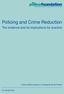 Policing and Crime Reduction
