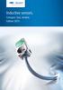 Inductive sensors. Compact, fast, reliable. Edition 2013