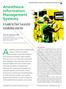 Anesthesia information management. Anesthesia Information Management Systems. A Guide to Their Successful Installation and Use