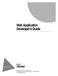 Web Application Developer s Guide