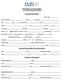 IMS Allergy & Immunology New Patient Registration Sheet. Personal Information