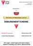 DISBURSEMENT FUNDING