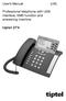 User's Manual. Professional telephone with USB interface, SMS function and answering machine. tiptel 274. tiptel