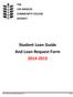 Student Loan Guide And Loan Request Form 2014-2015