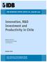 How To Analyze The Effect Of Innovation On Productivity In Chilean Manufacturing