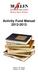 Activity Fund Manual 2012-2013
