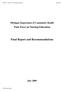 Final Report and Recommendations