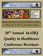 36 th Annual InAHQ Quality in Healthcare Conference Brochure