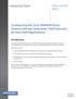 Configuring the Cisco SPA9000 Voice System with the Cyberdata VoIP Intercom for Door Bell Applications