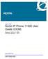 Carrier VoIP Nortel IP Phone 1150E User Guide (CICM) Release: CICM 10.1 MR2 Document Revision: 04.01. www.nortel.com NN10300-025