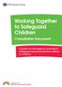 Working Together to Safeguard Children Consultation Document