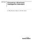 White Paper Choosing a Business Intelligence Standard