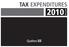 tax expenditures 2010 edition
