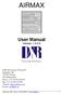 AIRMAX. User Manual Version: 1.0.0.0