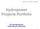 Hydropower Projects Portfolio