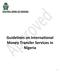CENTRAL BANK OF NIGERIA. Guidelines on International Money Transfer Services in Nigeria