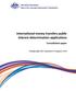 International money transfers public interest determination applications. Consultation paper