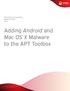 Trend Micro Incorporated Research Paper 2012. Adding Android and Mac OS X Malware to the APT Toolbox