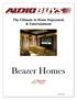 The Ultimate in Home Enjoyment & Entertainment. Beazer Homes