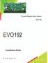 Fire and Burglary Alarm System EVO192. Installation Guide