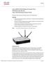 Cisco WAP4410N Wireless-N Access Point: PoE/Advanced Security. Cisco Small Business Access Points