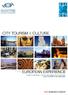CITY TOURISM & CULTURE THE EUROPEAN EXPERIENCE
