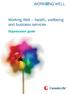 Working Well health, wellbeing and business services. Organisation guide