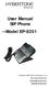 User Manual SIP Phone --Model EP-8201