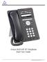 Avaya 9620 SIP IP Telephone End User Guide