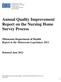 Annual Quality Improvement Report on the Nursing Home Survey Process