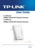 TL-WPA4220 300Mbps AV500 WiFi Powerline Extender TL-WPA2220 300Mbps AV200 WiFi Powerline Extender