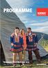 PROGRAMME. Norwegian Travel Workshop 2014. Alta, 31st March-3rd April. Sami in front of a lavvu. Photo: CH - visitnorway.com