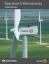 Operation & Maintenance. Gamesa Services
