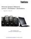 Personal Systems Reference Lenovo ThinkStation Workstations