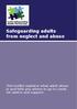 Safeguarding adults from neglect and abuse